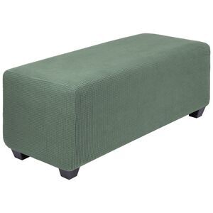 Ottoman Cover with Elastic Bottom Slipcover Large Asparagus